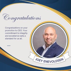 Joey Enevoldsen promoted to CEO - JDR Solutions